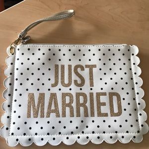 Just married hand bag. So cute!